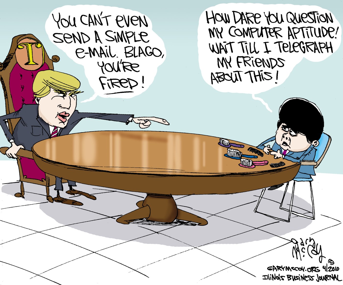 Cartoons: Rod Blagojevich, Donald Trump and clemency